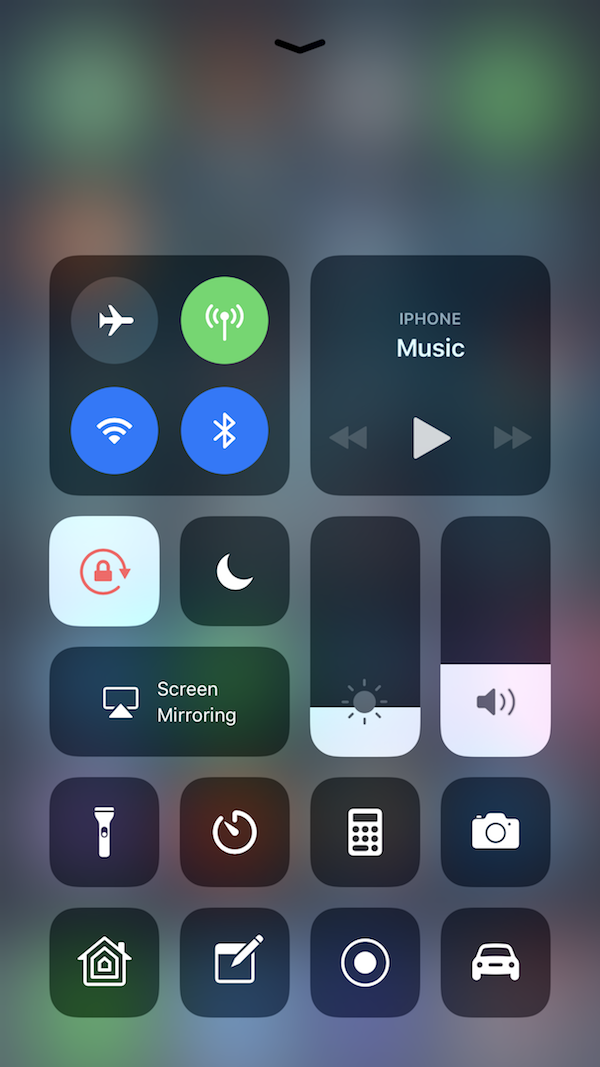 where is control center for mac